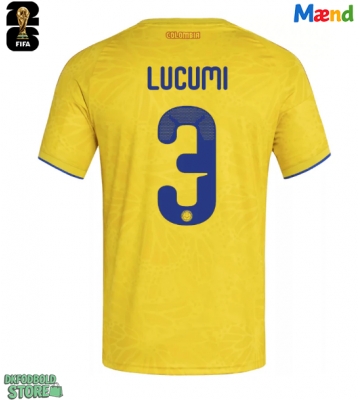 Colombia Jhon Lucumi #3 Replika Hjemmebanetrøje VM 2026 Kortærmet